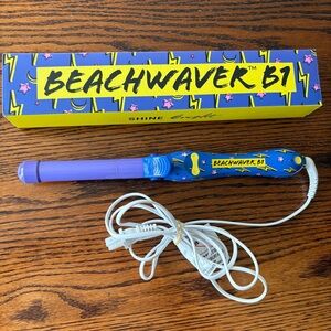 NWT Beachwaver B1 Rotating Curling Iron in “Electric Sky” Design